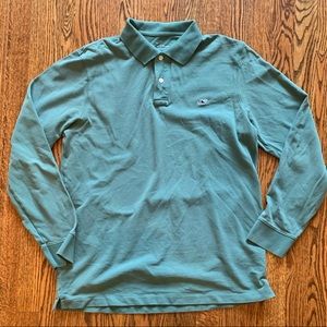 Vineyard Vines Long Sleeve pique polo shirt